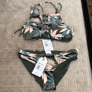 Roxy Floral Bathing Suit